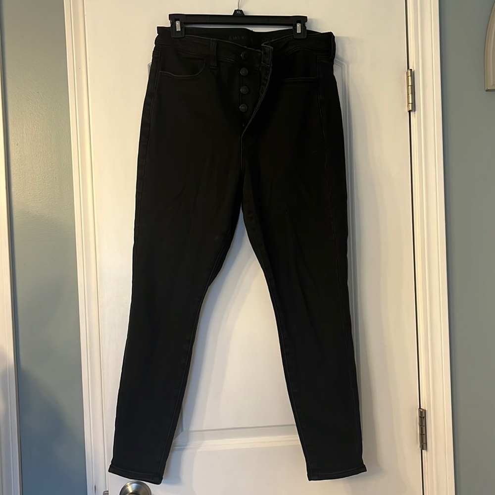 American Eagle black skinny jeans